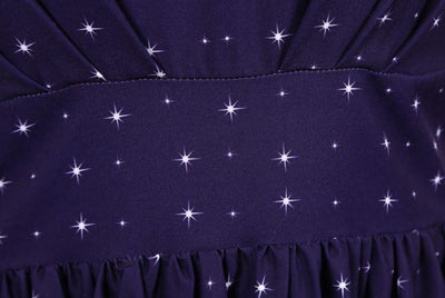 Vintage Navy Christmas Dress