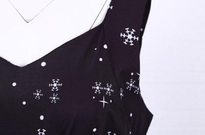 Vintage Black Christmas Dress