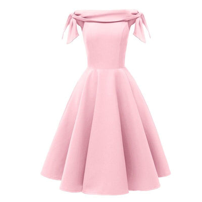 Vintage Pink Evening Dress