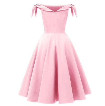 Vintage Pink Evening Dress