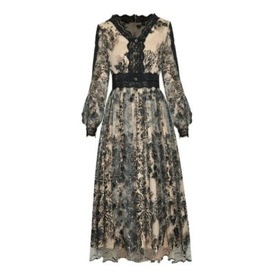 Bohemian Lace Vintage Dress