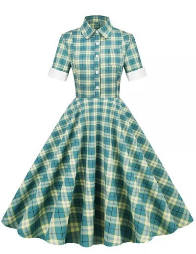 Scotland Vintage Dress Green