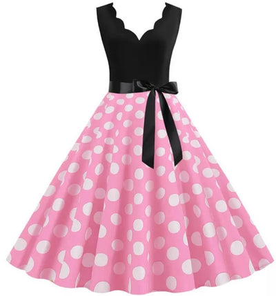 Pink Women's Vintage Dress