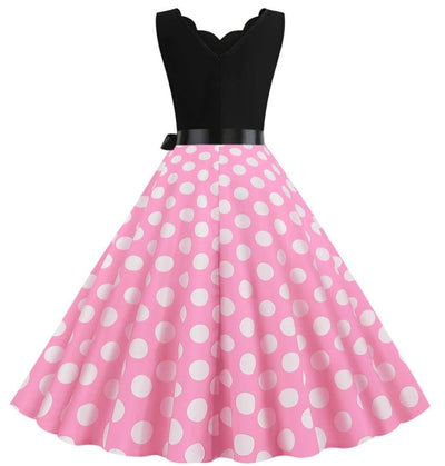 Pink Women's Vintage Dress