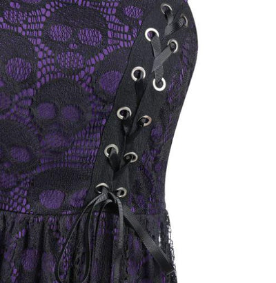 Purple Gothic Vintage Dress