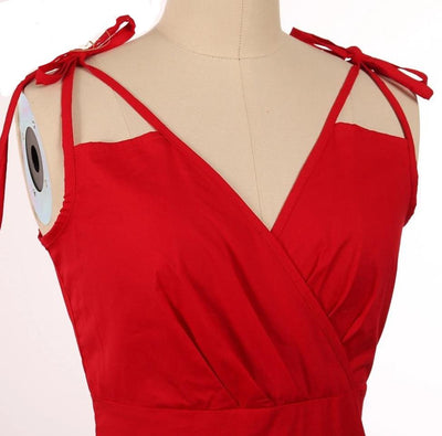 Red Glamor 50s Dress