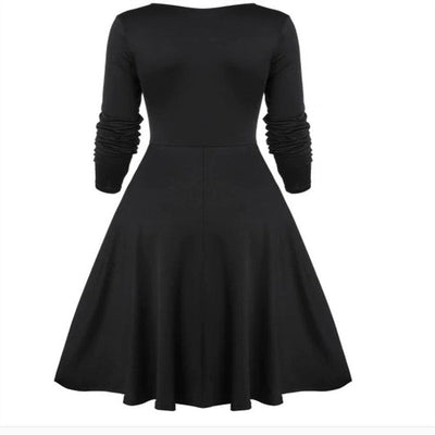 Purple Plus Size Sexy Vintage Dress