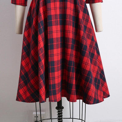 Cotton Winter Vintage Dress