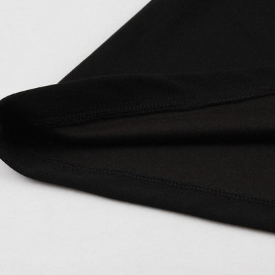 Winter Vintage Dress Black