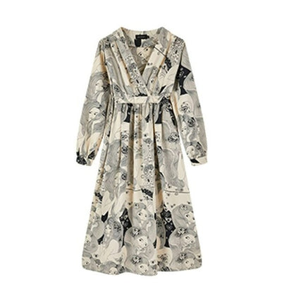 Vintage Gray Wedding Guest Dress