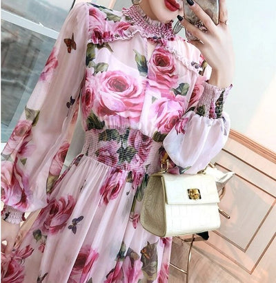 Vintage Pink Wedding Guest Dress