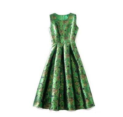 Green Day Vintage Dress
