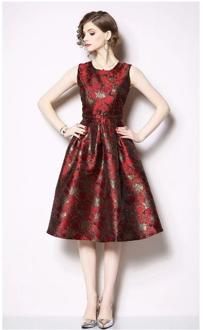 Vintage Purple Day Dress