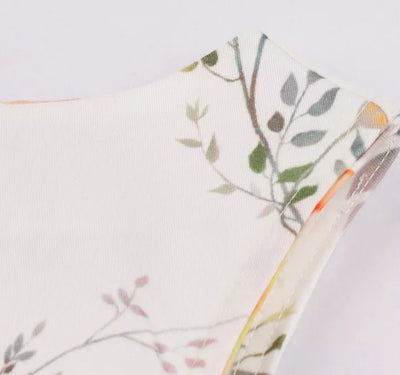 White 50s Long Vintage Dress