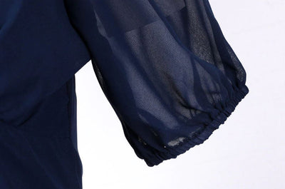 Blue Vintage 50s Long Dress