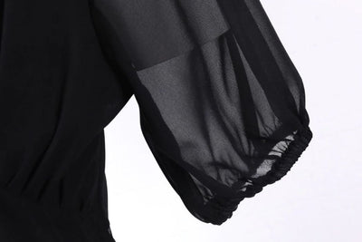 Vintage 50s Black Long Dress