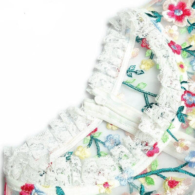 White Modern Vintage Dress