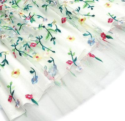 White Modern Vintage Dress