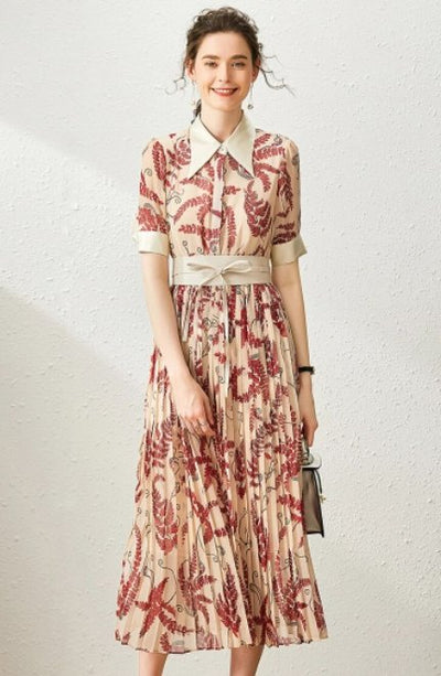 Pink Modern Vintage Dress