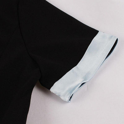 Silver Black Vintage Dress