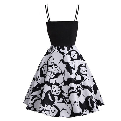 Panda Vintage Dress