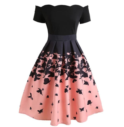 Butterfly Vintage Dress
