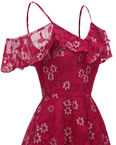 Burgundy Vintage Dress