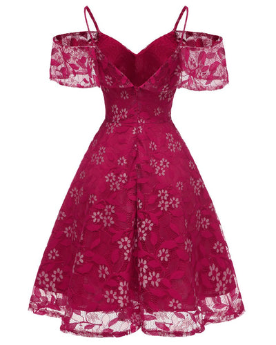 Burgundy Vintage Dress