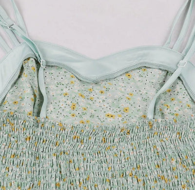 Floral Print Vintage Pin Up Dress