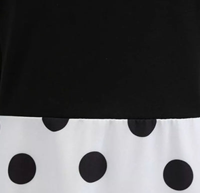 Vintage Dress Pin Up Black Dots