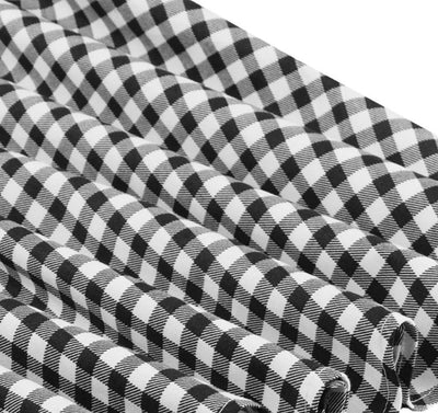 Vintage Checkered Pin Up Dress Black