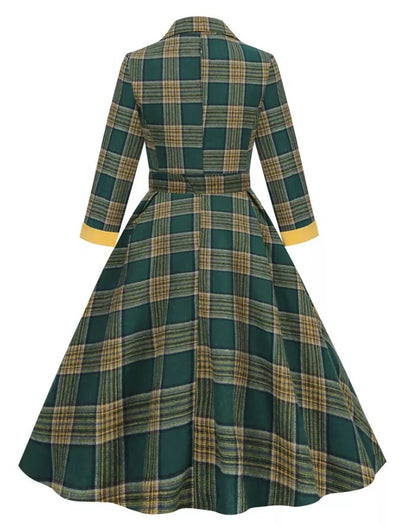 Pleated Vintage Dress