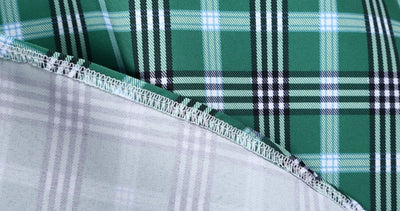 Green And Black Striped Vintage Dress