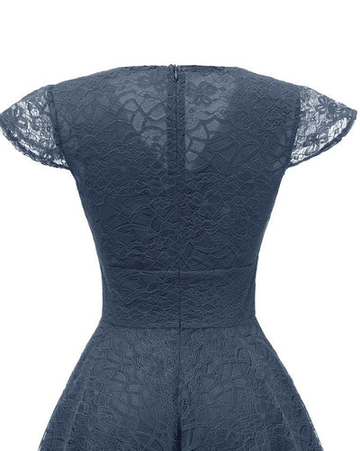 Navy Vintage Reception Dress