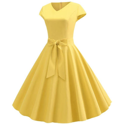 Yellow Romantic Vintage Dress