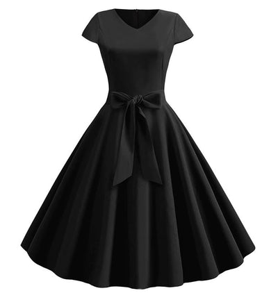 Black Romantic Vintage Dress
