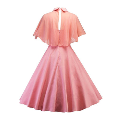 Pink Vintage Dress With Veil