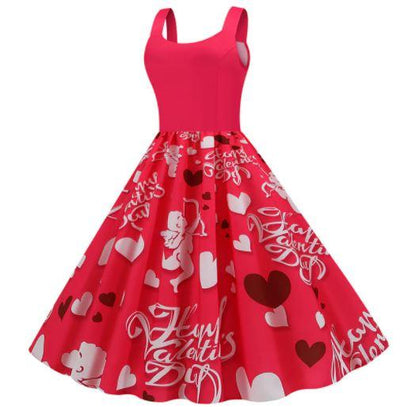 Valentine's Day Cupid Vintage Dress