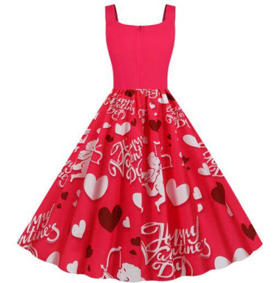 Valentine's Day Cupid Vintage Dress