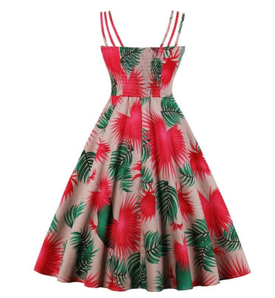Feather Swing Vintage Dress