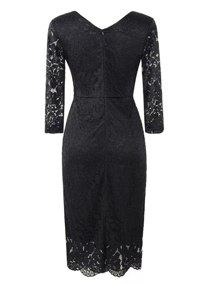 Black Tailored Vintage Dress
