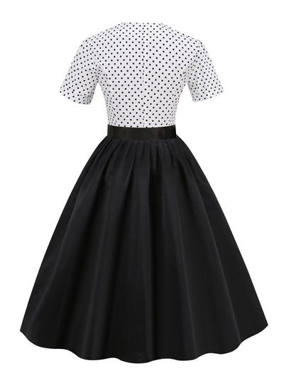 Trendy Vintage Dress Black