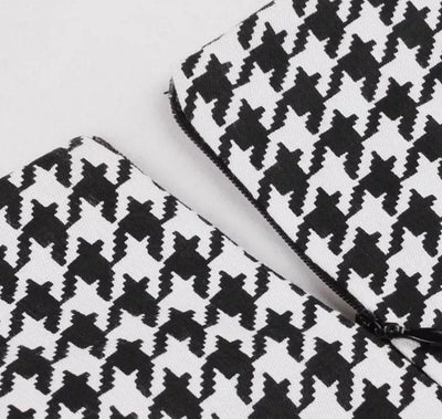 Vintage Black And White Gingham Dress