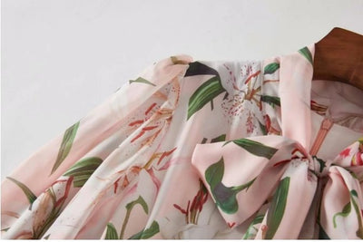 Long Dusty Pink Vintage Dress