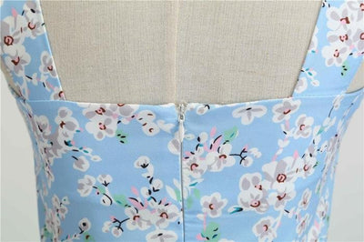 Vintage 1950 Sky Blue Dress