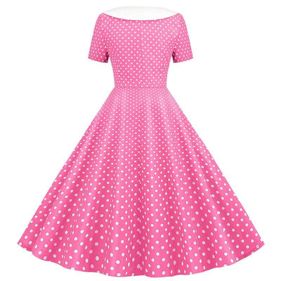 Pink 50s Swing Dress