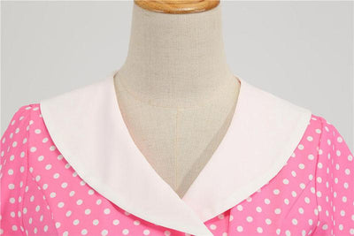Pink 50s Swing Dress