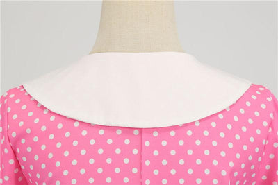 Pink 50s Swing Dress