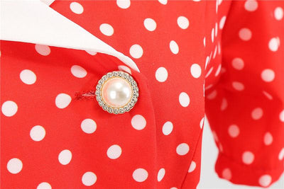Red And White 50s Dress