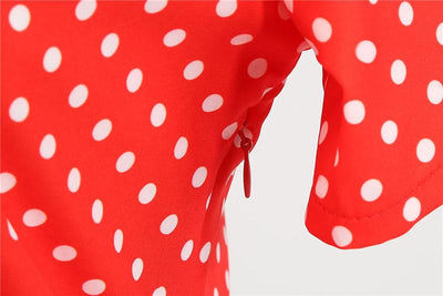 Red And White 50s Dress